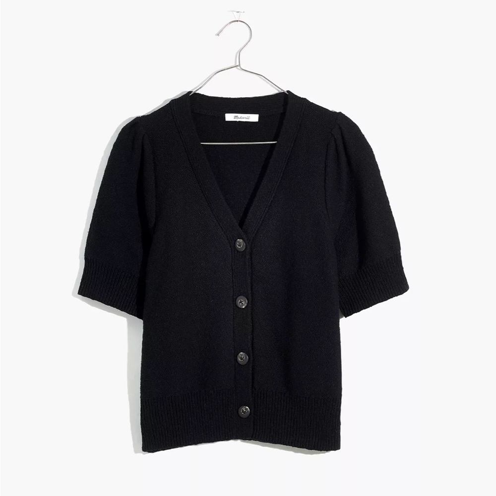 NWT Madewell Short-Sleeve Cardigan Sweater size Small
